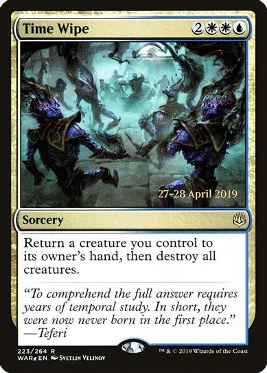 Time Wipe (223) [Prerelease Cards]