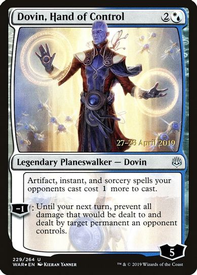 Dovin, Hand of Control (229) [Prerelease Cards]