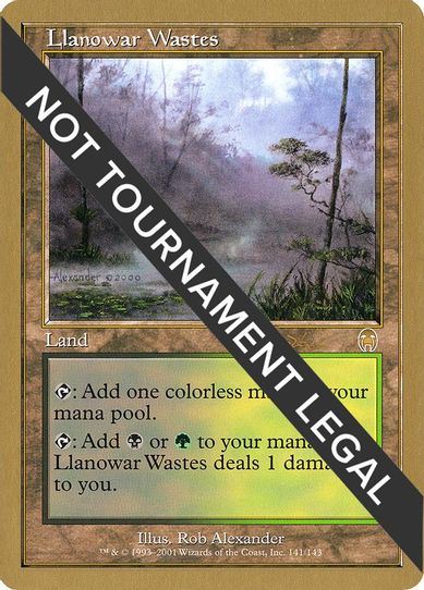Llanowar Wastes - Jan Tomcani (APC) [World Championship Decks]