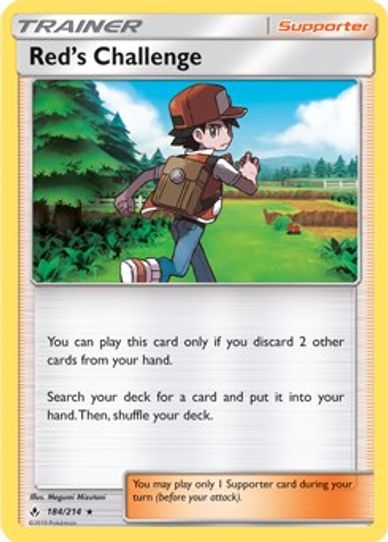 Red's Challenge 184/214 (SM Unbroken Bonds) [Deck Exclusives]