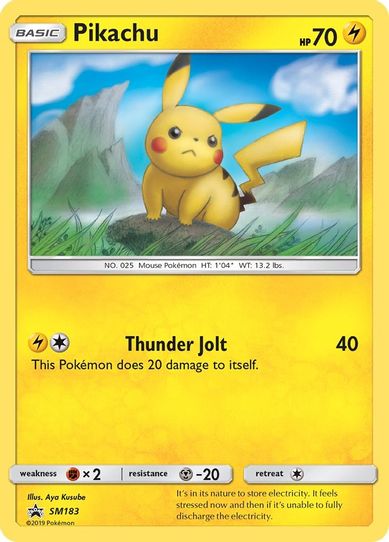 Pikachu - SM (SM183) [SM Promos]
