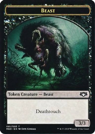 Beast Token (1) [Mythic Edition: War of the Spark]