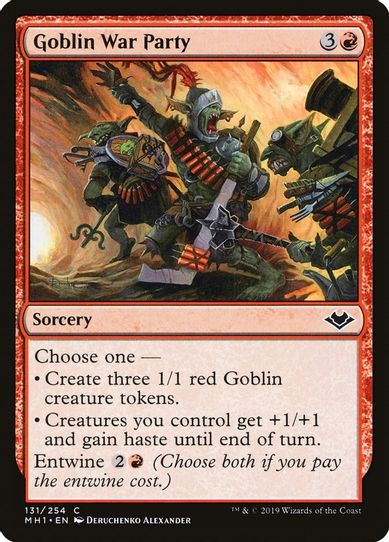 Goblin War Party (131) [Modern Horizons]