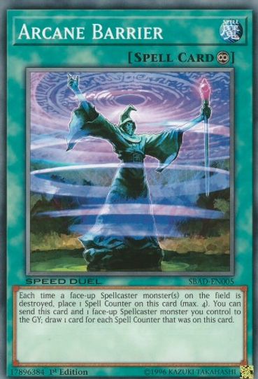 Arcane Barrier (SBAD-EN005) [Speed Duel: Attack from the Deep]