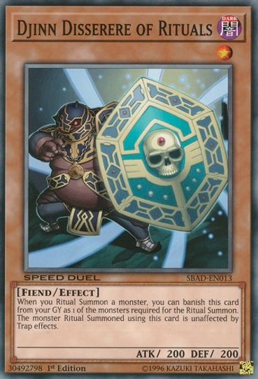 Djinn Disserere of Rituals (SBAD-EN013) [Speed Duel: Attack from the Deep]