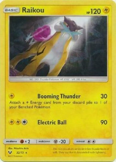 Raikou 32/73 (Let's Play, Pikachu!) (Cracked Ice Holo) [Deck Exclusives]