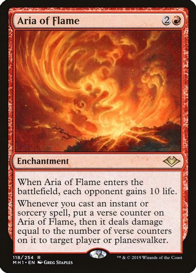 Aria of Flame (118) [Modern Horizons]