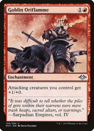 Goblin Oriflamme (130) [Modern Horizons]