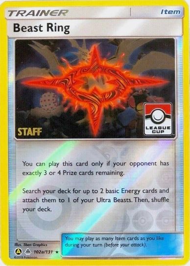 Beast Ring 102a/131 (League Promo) [Staff] [League & Championship Cards]
