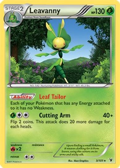 Leavanny 3/101 (BW Noble Victories) [Deck Exclusives]