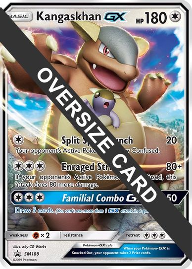 Kangaskhan GX 188 (SM Black Star Promo) (SM188) [First Partner Pack Jumbo Cards]