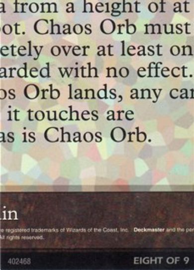 Chaos Orb ( of ) (Ultra Pro Puzzle Quest) (1) [Media Promos]