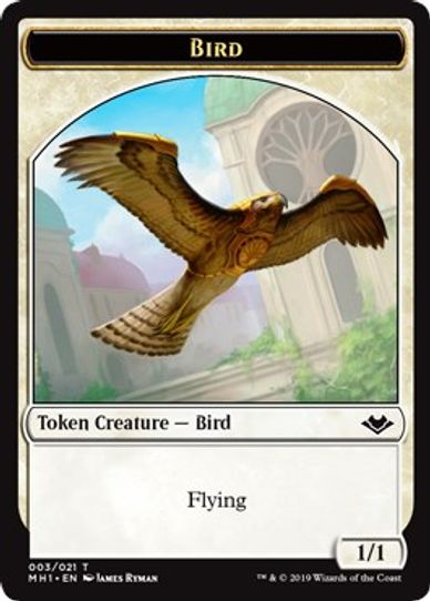 Angel // Bird Double-sided Token [Modern Horizons]