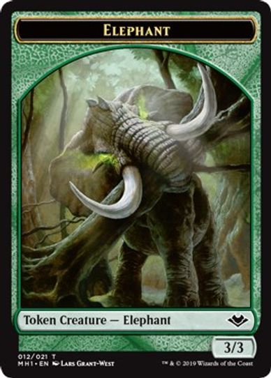 Elephant // Spirit Double-sided Token [Modern Horizons]