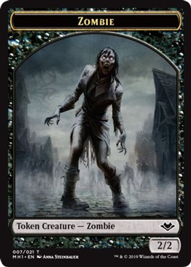 Zombie // Elephant Double-sided Token [Modern Horizons]