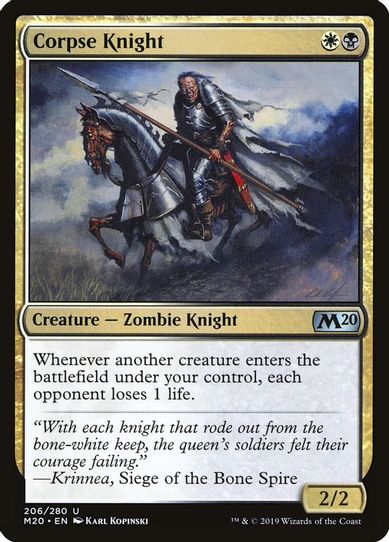 Corpse Knight (206) [Core Set 2020]