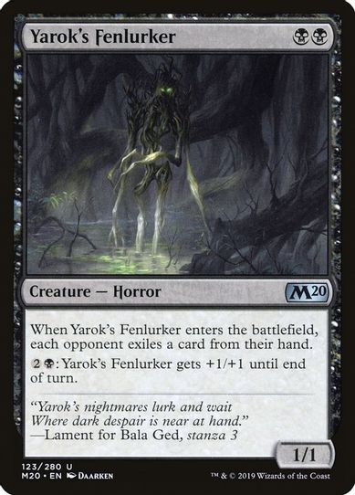 Yarok's Fenlurker (123) [Core Set 2020]