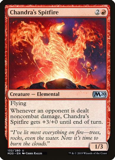 Chandra's Spitfire (132) [Core Set 2020]