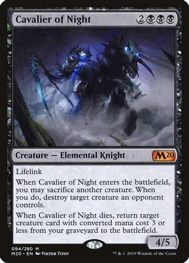 Cavalier of Night (94) [Core Set 2020]