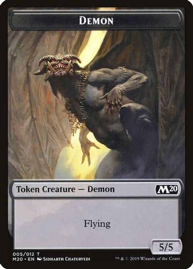 Demon Token (5) [Core Set 2020]