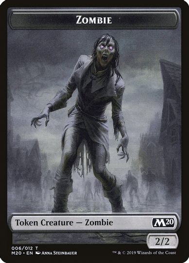 Zombie Token (6) [Core Set 2020]
