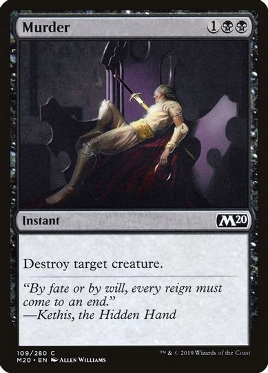 Murder (109) [Core Set 2020]