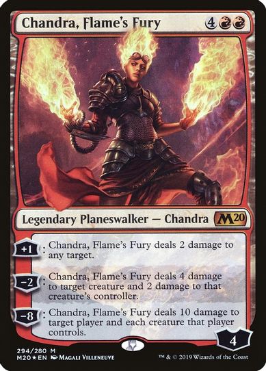 Chandra, Flame's Fury (294) [Core Set 2020]