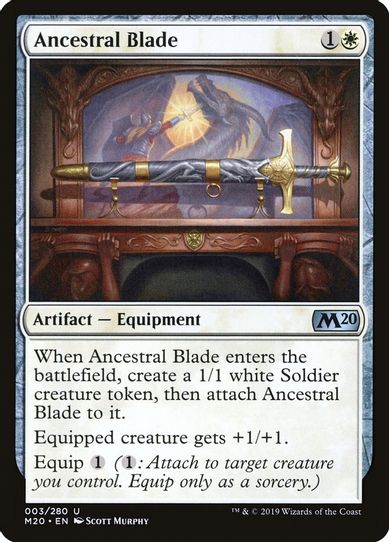 Ancestral Blade (3) [Core Set 2020]