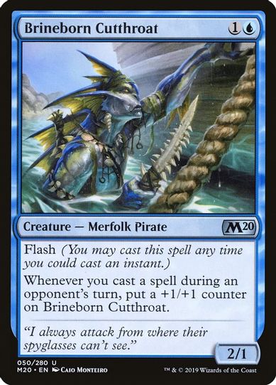 Brineborn Cutthroat (50) [Core Set 2020]