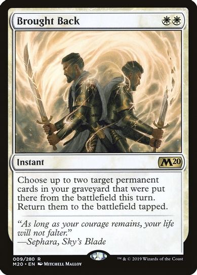 Brought Back (9) [Core Set 2020]