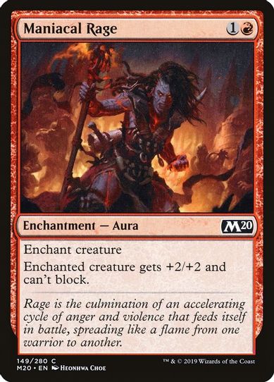 Maniacal Rage (149) [Core Set 2020]