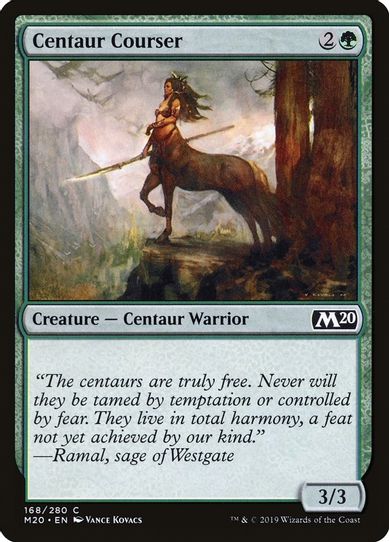 Centaur Courser (168) [Core Set 2020]