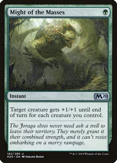 Might of the Masses (182) [Core Set 2020]