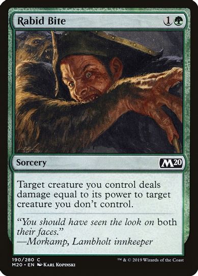 Rabid Bite (190) [Core Set 2020]