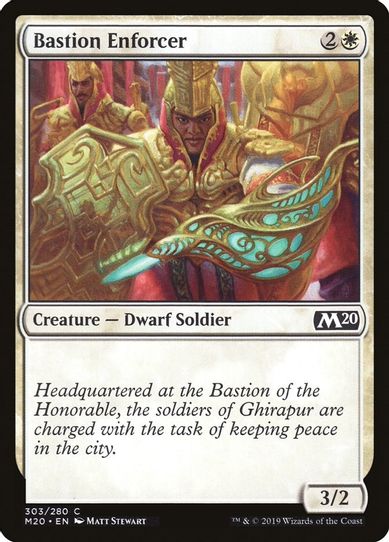 Bastion Enforcer (303) [Core Set 2020]