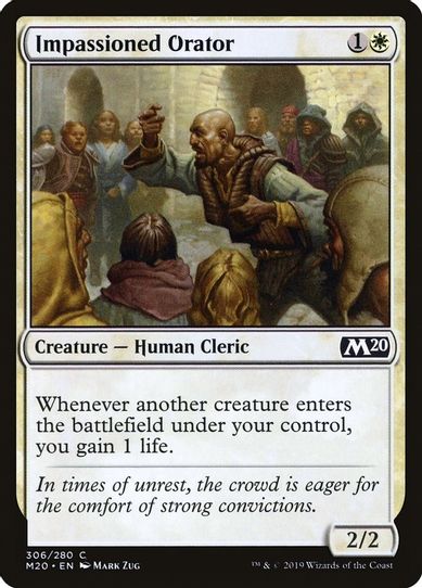 Impassioned Orator (306) [Core Set 2020]