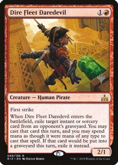 Dire Fleet Daredevil (99) [Promo Pack: Core Set 2020]