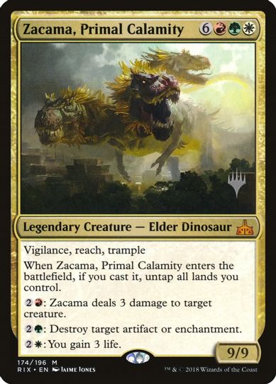 Zacama, Primal Calamity (174) [Promo Pack: Core Set 2020]