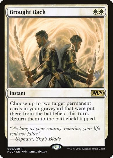 Brought Back (9) [Promo Pack: Core Set 2020]