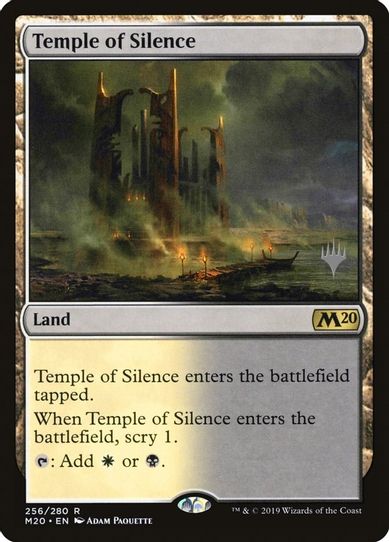 Temple of Silence (256) [Promo Pack: Core Set 2020]