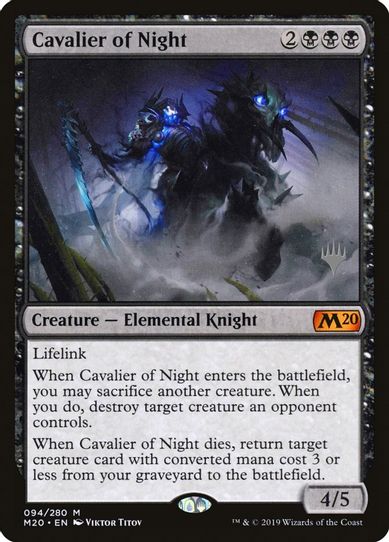 Cavalier of Night (94) [Promo Pack: Core Set 2020]