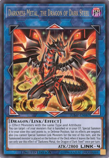 Darkness Metal, the Dragon of Dark Steel (JUMP-EN087) [Shonen Jump Magazine Promos]