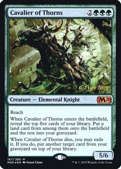Cavalier of Thorns (167) [Prerelease Cards]