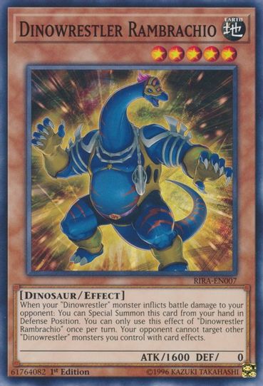 Dinowrestler Rambrachio (RIRA-EN007) [Rising Rampage]