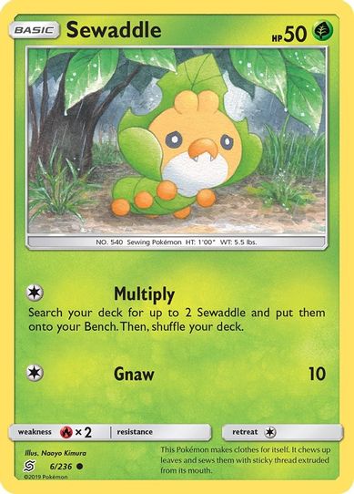 Sewaddle (6) (6/236) [Sun & Moon: Unified Minds]