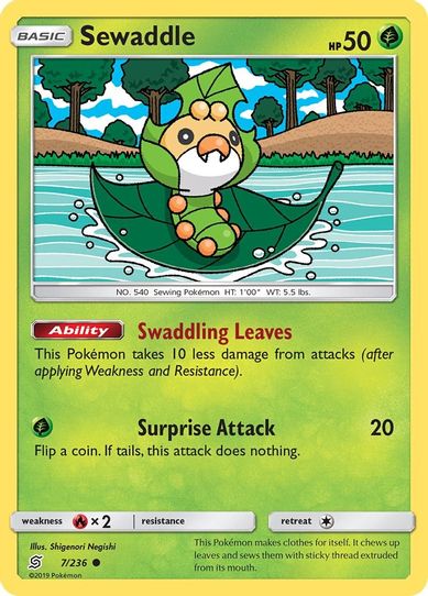 Sewaddle (7) (7/236) [Sun & Moon: Unified Minds]