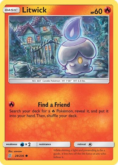 Litwick (28) (28/236) [Sun & Moon: Unified Minds]