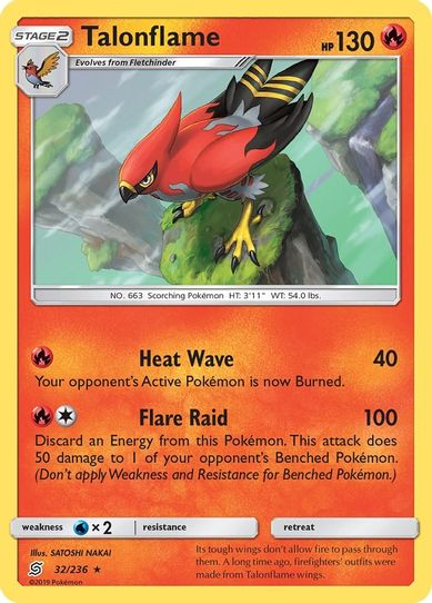 Talonflame (32/236) [Sun & Moon: Unified Minds]