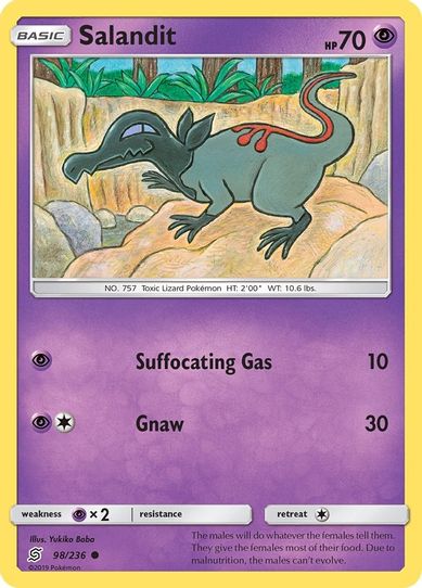 Salandit (98) (98/236) [Sun & Moon: Unified Minds]