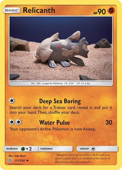 Relicanth (111/236) [Sun & Moon: Unified Minds]